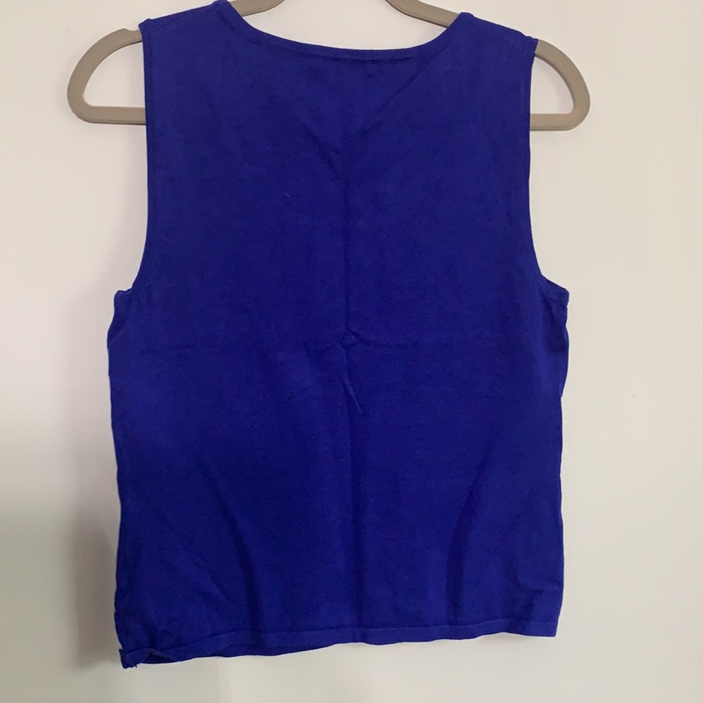Blue Sweater Shell - Picture 4 of 4